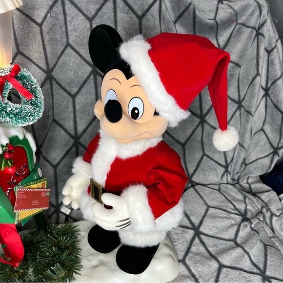 90s Disney Holiday Animatronic Mickey Mouse ‘Christmas at our House’ 1995 Telco - Picture 9 of 11